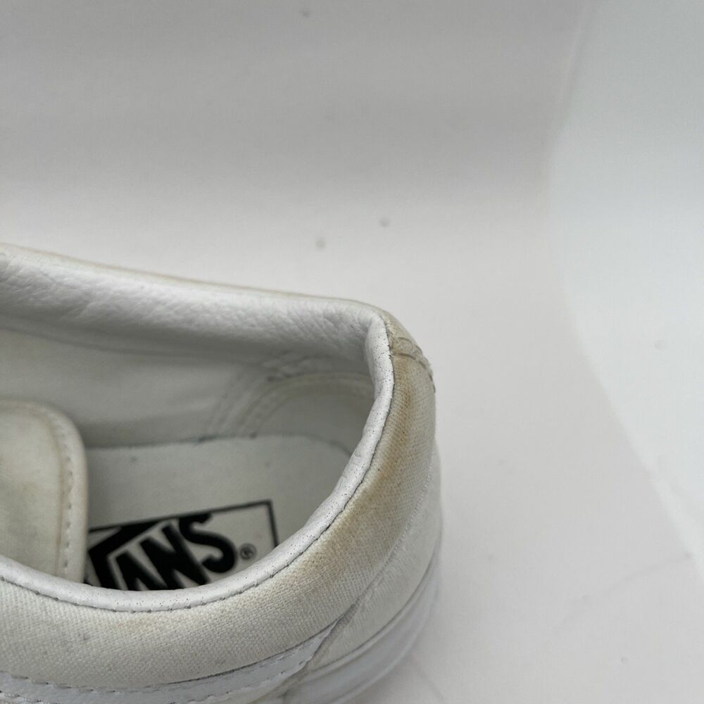 Vans Old Skool Stacked White Platform Sneakers Womens size 8.5 / Mens 7 Shoes - Picture 6 of 16